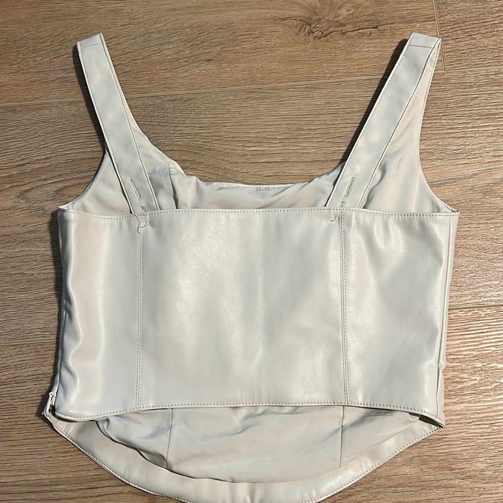 Abercrombie faux leather tank top - Picture 4 of 6